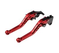 VTAIEX Motorbike Accessories Motorcycle Control Handles Pivot Short Brake Clutch Levers Motorbike Accessories for Aprilia RSV4RF 2016-2017 RSV4 / for Factory 2009-2022(Black- Silver)