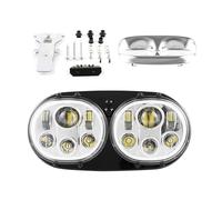 VTAIEX Motorcycle Part For Harley Road Glide Ultra FLTRU 2011 2012 2013 Motorcycle Headlight Head Lamp Assembly(Chrome)
