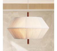 VTAMng Farmhouse Rattan Chandeliers for Dining Room Hanging Lighting Boho Light Fixtures Rattan Pendant Light Fixture with Fabric Shade Drum Chandeliers for Bedroom Dining Room Foyer Kitchen Hallway