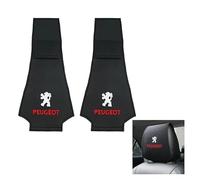 VTANOK 2 pcs Car Headrest Cover,for Peugeot 208 308 2008 SW 5008 GT Line Rifter 2016-2024 Car Seat Headrest Cover Dustproof Washable Car Neck Pillow Protector Pad Accessories