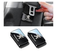 VTANOK 2 Pcs Car Seat Belt Clips Adjuster,for Peugeot e-208 Rifter Accessories Strap Extender Lock Buckle Holder Automotive Buckle Vehicle Clips