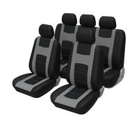 VTANOK 5PCS Car Seat Cover, for VW Caddy 4 IV Kombi 2015-2020 All-Weather Adjustable Cushion Breathable Waterproof Non-Slip Front Rear Seat Protectors,B