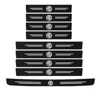 VTANOK 9Pcs Car Door Sill Protector, for MG HS Trophy 2024 2025 Scuff Plate Trim Stickers WProtection elcome Pedal Styling Accessories,A