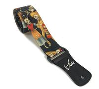 Vtar Vegan UK Made Dancing Skeletons Guitar Strap