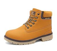VTASQ Snow Boots Womens Waterproof Ladies Winter Ankle Boots Warm Faux Fur Lined Hiking Walking Shoes Backpacking Non-Slip Outdoor Fashion Shoes Brown UK7