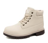 VTASQ Snow Boots Womens Waterproof Ladies Winter Ankle Boots Warm Faux Fur Lined Hiking Walking Shoes Backpacking Non-Slip Outdoor Fashion Shoes Beige UK7