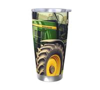 VTCTOASY 20oz Tumblers Stainless Steel Tumbler Travel Coffee Mug Tractor Theme Insulated Travel Cup Vacuum Tumbler Cup with lid Double Wall Travel Tumblers for Cold or Hot Drinks