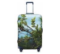 VTCTOASY Luggage Cover for Travel Elastic Suitcase Cover Pine Branches and Leaves Luggage Covers Fashion Suitcase Protector Thickened Baggage Cover Dustproof Suitcase Sleeve Fits 18-32 Inch Luggage,