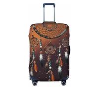 VTCTOASY Luggage Cover Star Dream Catcher Travel Luggage Covers Thicker Elastic Suitcase Cover Dustproof Baggage Cover Scratch-Resistant Suitcase Cover Protector Fit 18-32 Inch Luggage, Black, S