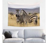VTCTOASY Tapestry Zebras on South Africa Wall Hanging Fashion Vintage Wall Tapestry Backdrop for Bedroom Aesthetic Tapestries Banner Personalized Custom Tapestry for Living Room Dorm 29 x 37 in