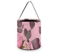 VTCTOASY Trick Or Treat Bags Halloween Tote Bag Halloween Candy Buckets Pretty Pink Roses Gift Bags Candy Bags for Halloween, Pretty Pink Roses, One Size, Pretty Pink Roses, One Size