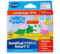 VTech 273403 "InnoTV Innotab Max Peppa Pig Read and Play with Peppa Game
