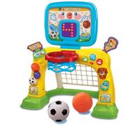 VTech 3-in-1 Sports Centre, Baby Interactive Toy with Colours and Sounds, Learning with Role-Play, Suitable for Baby Boys & Girls from 12 to 36 Months (Yellow/Blue), English Version