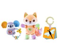 VTech 516303 Fox and Friends Gift Set, Snuggly Baby Fox, Musical Koala Rattle and Learning Flashcard, Baby Toys For Motor Development, Suitable for Ages 0 Months +, Multicolor