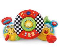 VTech 80-192522 TUT Buggy Steering Wheel Stroller Toy with Fastening Strips Driving Simulator Teaching New Words and Road Safety, Ride, Assorted, Única