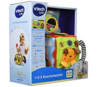 Vtech 80-528204 1-2-3 Cuddle Cubes Baby Toy, Multi-Coloured