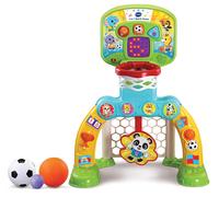 VTech 3-in-1 Sports Centre, Baby Interactive Toy with Colours and Sounds, Learning with Role-Play, Suitable for Baby Boys & Girls from 12 to 36 Months (Yellow/Blue), English Version