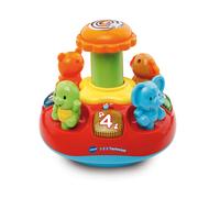 VTech Baby 80-186304 - 1-2-3 Animal Spinning Top, German Language