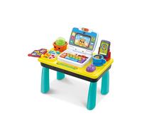 VTech Baby Big Business Baby Desk, English | Mini office desk with light-up laptop, phone, book and webcam; 3 modes teach letters and numbers. Ages 9-36 months