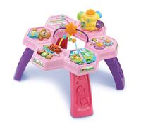 VTech Baby Busy Bee Activity Table Pink, Interactive Play, Songs and Melodies, Develops Motor Skills, Sensory Development, Cause and Effect, Suitable