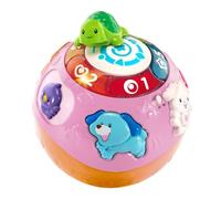 VTech Crawl & Learn Baby Activity Ball, Musical Toy With Lights for Babies & Toddlers 6 Months+, English Version, Pink