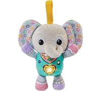 VTech Baby Cuddle & Sing Elephant, Interactive Baby Toy with Lights, Numbers & Songs, Rattle Beads and Textures, Gift