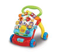 Vtech Baby First Steps Baby Walker, English | 2-in-1 walker with removable activity panel, light-up buttons, shape sorter, gears and role-play phone. Ages 6-30 months