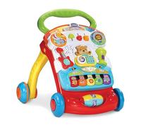 VTech First Steps Baby Walker, Push Along Walker Baby Toy with Shapes, Sounds, Music, Phrases, Pretend Play and More, Suitable for Babies from 6, 12, 18 Months, English Version