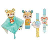 VTech Baby Forest Friends First Discoveries Set, Sensory Gift Set for Babies, Soft Fabric & Colourful Ribbons for Tactile & Auditory Stimulation, Gift for Ages 0, 3, 6 Months+ English Version