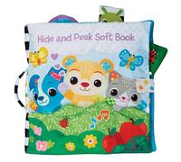 VTech Baby Hide and Peek Soft Book, Sensory Book with 6 Tactile Pages, Melodies and Songs and Detachable Bear, Interactive Toy, Gift for Babies 3, 6, 12, 18 Months Plus, English Version