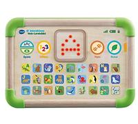 VTech Baby interactive wooden learning tablet - Eco-friendly children's tablet made of FSC® certified wood - Luminous touch surface and various game modes - For children aged 1-4 years, 30.4x24.3 cm
