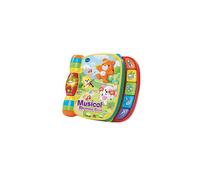 VTech Baby Musical Rhymes Book, Nursery Rhyme Book with 2 Modes of Play, Baby Sensory Toy with Music, Lights and Sound, Baby Book for Language Skills