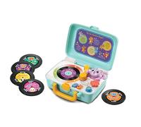 VTech Baby My 1st Record Player, Toy Turntable with Jazz, Pop, Techno, Country and Hip Hop Music with Fun Phrases and Animals, Gift for Babies 12, 18, 24 Months Plus, English Version