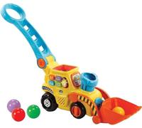 Vtech Baby Pop-a-Ball Pop & Drop Digger, English | Role-play buttons teach numbers, shapes and colours; ball play builds tracking and motor skills. Ages 12-36 months