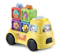 Vtech Baby Pop-a-Block Truck, English | Stack textured blocks featuring shapes, numbers and patterns in the truck, then press for a surprise. Ages 6-36 months