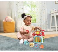 VTech Baby Pop & Play Mushroom House, Includes 6 Block Play Pieces, Develops Fine Motor Skills, Includes Songs & Melodies, Gift for Ages 9, 12, 18 Months+, English Version