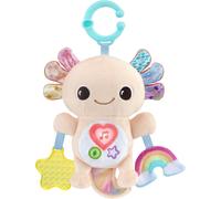 VTech Baby Rainbow Lights Axolotl, English | Light-up heart and 3 buttons play phrases, music, 3 songs and 15 melodies. Ages 3-36 months