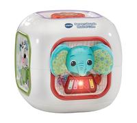 VTech Baby Sensory Sounds Musical Cube,Interactive Baby Toy with Nursery Rhymes,Classical Tunes & Manipulatives,Teaches Animals & Instruments, Gift for Babies 3,6,12,18 months +,English version