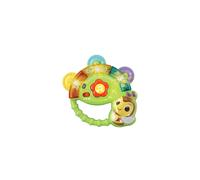 VTech Baby Shaking Sounds Tambourine - Lights, Music & Colors - Interactive Sensory Toy for 3-24 Months (English) - 558603