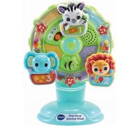 VTech Baby Sing Along Spinning Wheel, Baby Sensory Toy with Colours, Objects and Animals, Spinning Wheel Toy with Suction Cup, 6 Months +, English Version