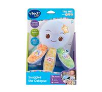 VTech Snuggles the Octopus, Sensory Toy with Different Fabric Textures, Lights and Colours for Visual Stimulation, Melodies & Ocean Sounds, Gift for Ages 3, 6, 9, 12 Months +, English Version