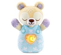 VTech Baby Soothing Sounds Bear, Baby Sensory Toy with Music, Lights, Songs, Interactive Gift for babies 0, 3, 6, 9 months + Boys & Girls, English version