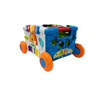 VTech Baby Sort & Discover Activity Wagon, Pull Along Light-up Activity Panel with Manipulatives, Animals, Numbers & Colours, Interactive Toy, Gift