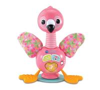 VTech Baby Suction Cup Fluttering Flamingo, Baby Sensory Toy with Colours, Numbers & Music, Suction Cup Base, Gift for Ages 6, 9, 12 Months+, English Version