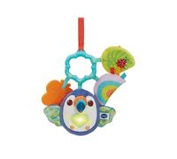 VTech Baby Take-Along Toucan, English | Travel toy with lights, textures, songs and melodies, plus an easy attachment strap for on-the-go play. From birth