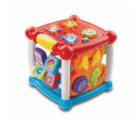 VTech Baby Turn and Learn Baby Activity Cube, Interactive Educational Toy with Shape Sorter, Music and Sounds for Early Development, Suitable for