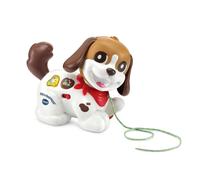 VTech Baby Walk & Woof Puppy, Pull-Along Baby Toy Dog with Music, Letters & Phrases, Interactive Gift for Infants 1, 2, 3 years +, English version