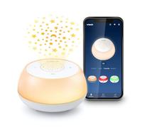 VTech BC8213 V-Hush Junior Sleep Training Soother with 40 Stories/Songs/Sounds & Record Your own Voice. Portable Bluetooth HD Speaker, 250+ Multi-Colour Night Light, Ceiling Projector