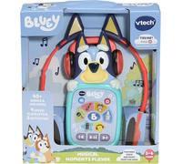 VTech Bluey - Musical Moments Player, English | Official Bluey music player. Listen to 40+ songs, play 2 games and hear Bluey phrases for music and movement fun. Ages 3-6