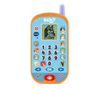 VTech Bluey Ring Ring Learning Phone, Official Bluey Toy, Interactive Role Play Phone, Toy Phone With Voice Activation, Games & Numbers, Educational